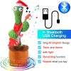 Bluetooth Dancing Cactus Repeat Talking Toy 60/120 Songs Electronic Plush Toys Singing Recording Doll Early Education for Kids