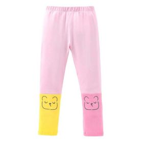 Baby Girl Car Patched & Dot Graphic Long Hoodie Combo Leggings 1 Pieces Sets (Size/Age: 130 (7-8Y), Color: pink)