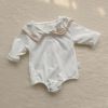 Baby Girl Bear Patched Pattern College Style Onesies & Sets