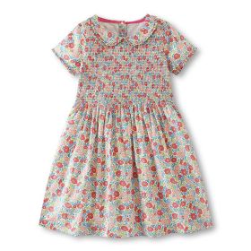 Girl Kids Doll Collar Sleeveless Dress In Summer Outfit Wearing (Size/Age: 150 (10-12Y), Color: pink)