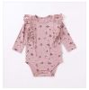 Baby Girl Ditsy Flower Pattern Ruffle Design Onesies With Pants Sets