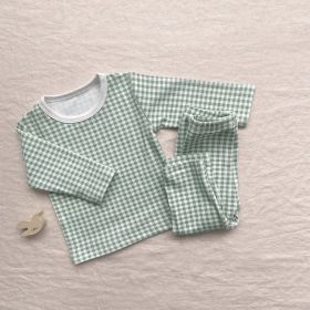 Baby Various Print Pattern Soft Cotton Clothes Sets Tracksuit (Size/Age: 66 (3-6M), Color: Green)