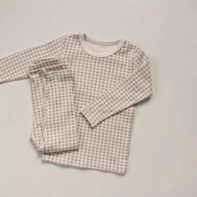 Baby Various Print Pattern Soft Cotton Clothes Sets Tracksuit (Size/Age: 66 (3-6M), Color: Coffee)