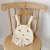 Baby Girl Embroidered Pattern Sleeveless Onesies With Cardigan Sets