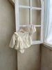 Baby Girl 1pc Floral Embroidered Graphic Ruffle Sling Tops & Shorts Sets