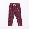 Baby Girl Ditsy Flower Pattern Ruffle Design Onesies With Pants Sets