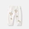 Baby 1pcs Allover Fruit Graphic Long Sleeve Bottoming Shirt & Trousers Sets