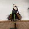Children's Halloween Little Witch Costume Mesh Tutu Dress & Hat