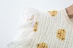 Baby Printed Pattern Lace Belt Design Bibs For Newborn Baby