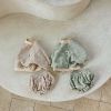 Baby Striped Pattern Hoodies Combo Triangle Shorts Sets