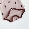 Baby Print Pattern Crewneck Long Sleeve Tops With Pants Sets